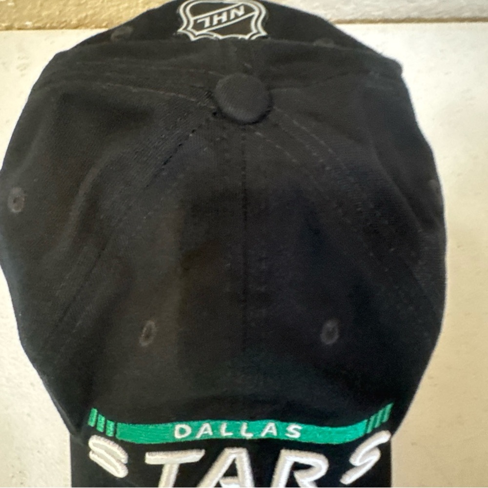 Dallas Stars Fanatics Branded Authentic Pro Rink Adjustable Hat Black Green New - Picture 3 of 16